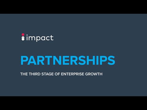 Partnerships - The Third Stage of Enterprise Growth